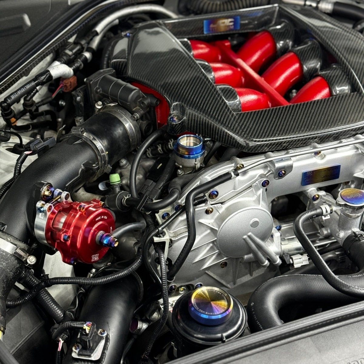 JDC Titanium Oil Cap (R35 GT - R/ Multiple Nissan Applications) - JDMuscleOil CapsJDC-TI-NISSAN-OCBurnt