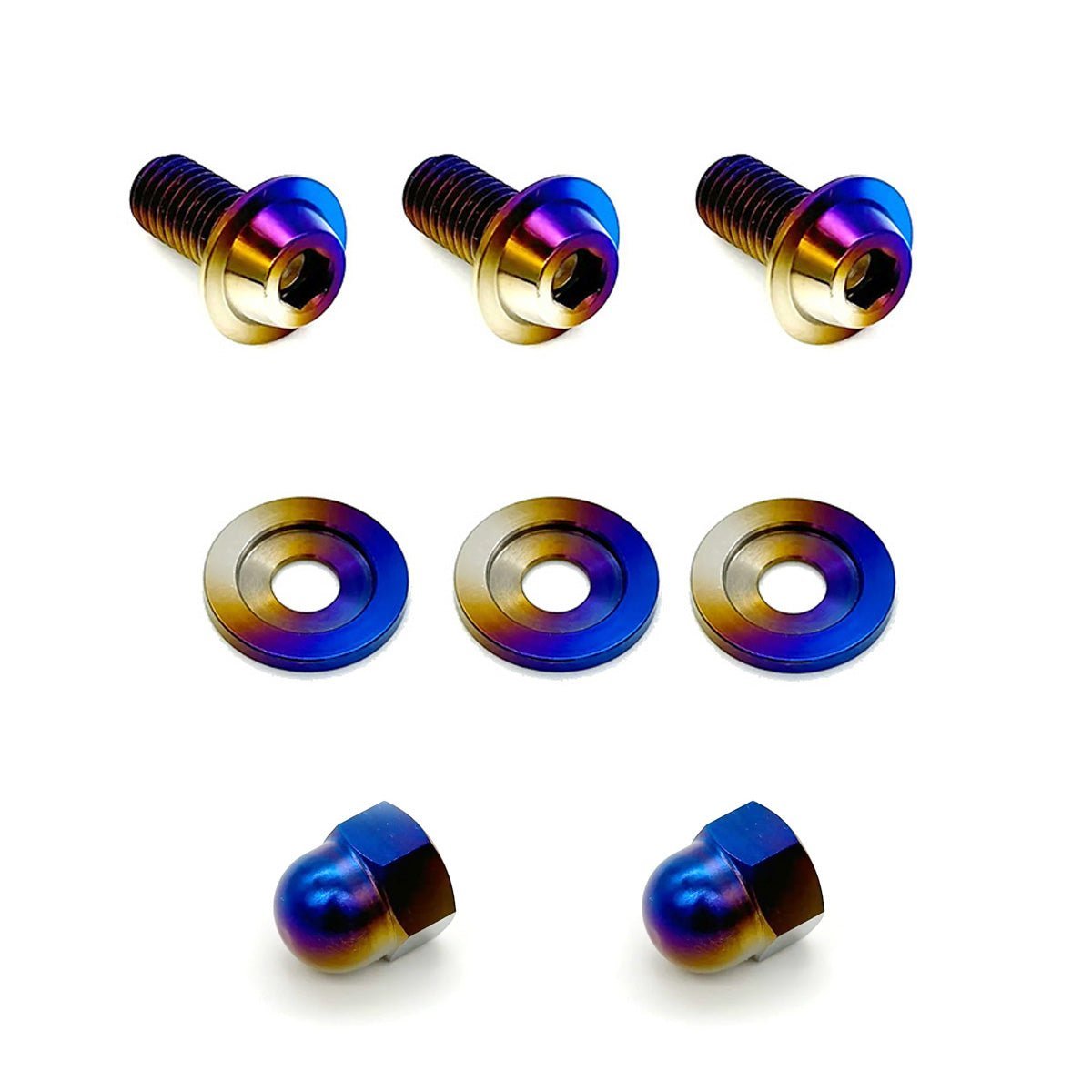 JDC Titanium Plastic Engine Cover Hardware (370Z) - JDMuscleEngine Dress - UpJDC-TI-370Z-ENG-CVR-HW-1Flush - Fit Allen Head BoltsBurnt