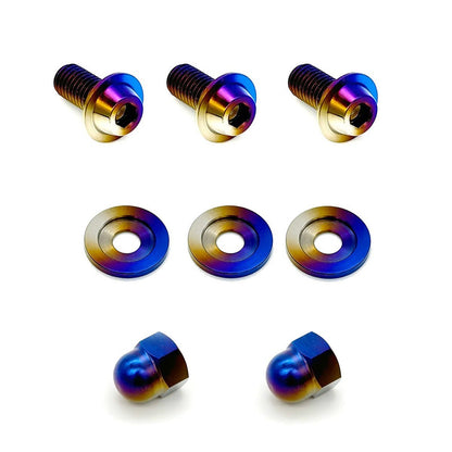 JDC Titanium Plastic Engine Cover Hardware (370Z) - JDMuscleEngine Dress - UpJDC-TI-370Z-ENG-CVR-HW-1Flush - Fit Allen Head BoltsBurnt