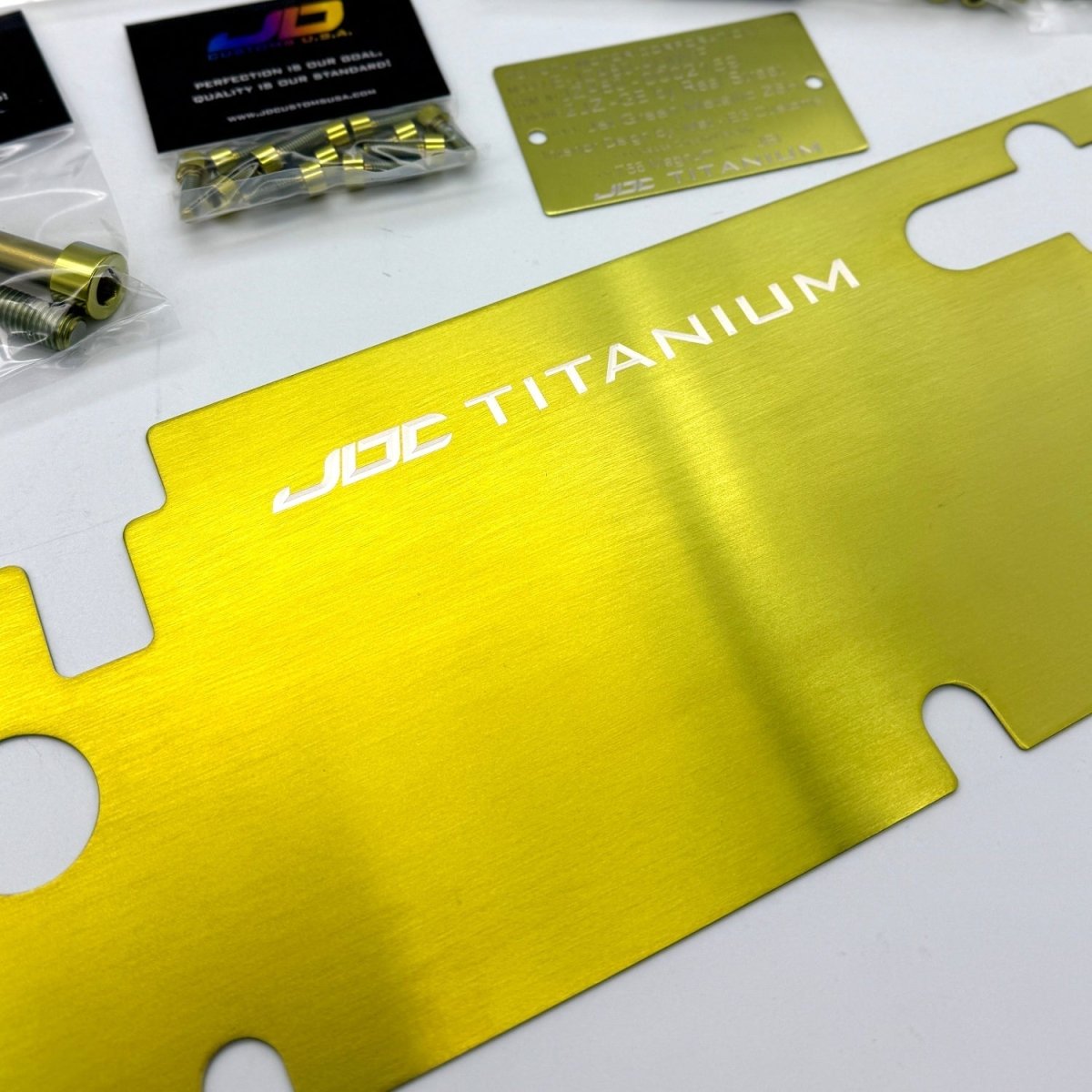 JDC Titanium Radiator Cooling Shroud | MK4 Toyota Supra - JDMuscleRadiator Cooling ShroudsJDC-TI-RCS-MK4-SUPRABurntNo Additional Logo (JDC Titanium Only)