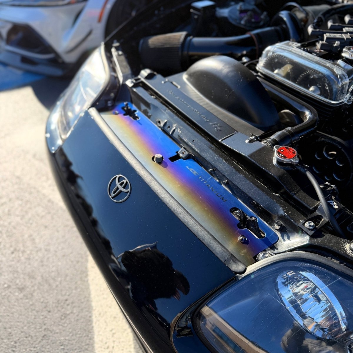 JDC Titanium Radiator Cooling Shroud | MK4 Toyota Supra - JDMuscleRadiator Cooling ShroudsJDC-TI-RCS-MK4-SUPRABurntNo Additional Logo (JDC Titanium Only)