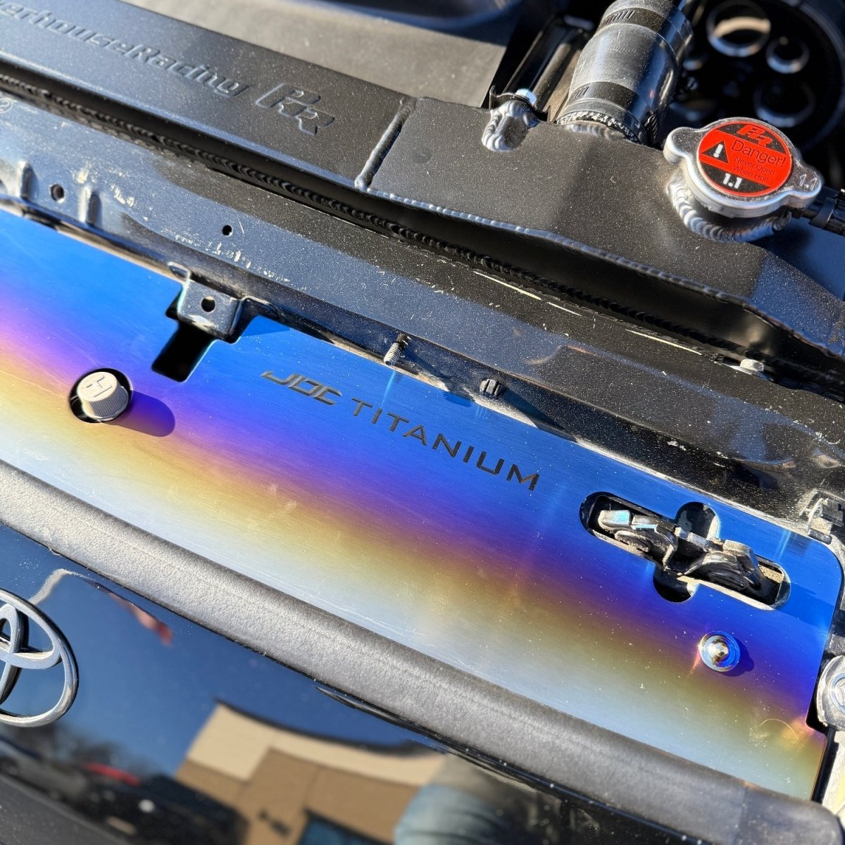 JDC Titanium Radiator Cooling Shroud | MK4 Toyota Supra - JDMuscleRadiator Cooling ShroudsJDC-TI-RCS-MK4-SUPRABurntNo Additional Logo (JDC Titanium Only)