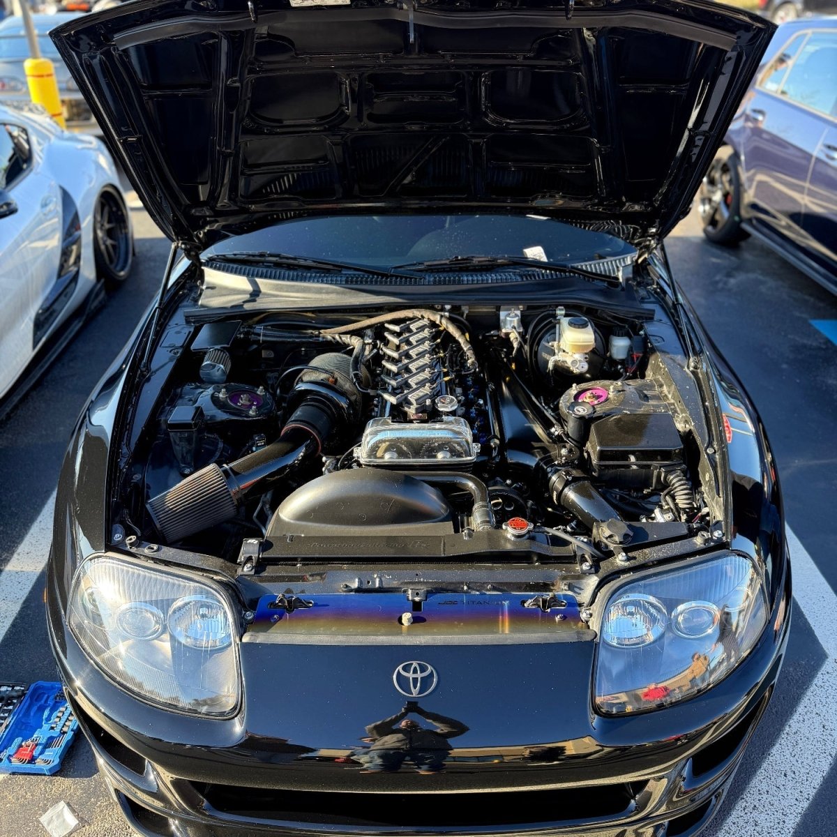 JDC Titanium Radiator Cooling Shroud | MK4 Toyota Supra - JDMuscleRadiator Cooling ShroudsJDC-TI-RCS-MK4-SUPRABurntNo Additional Logo (JDC Titanium Only)