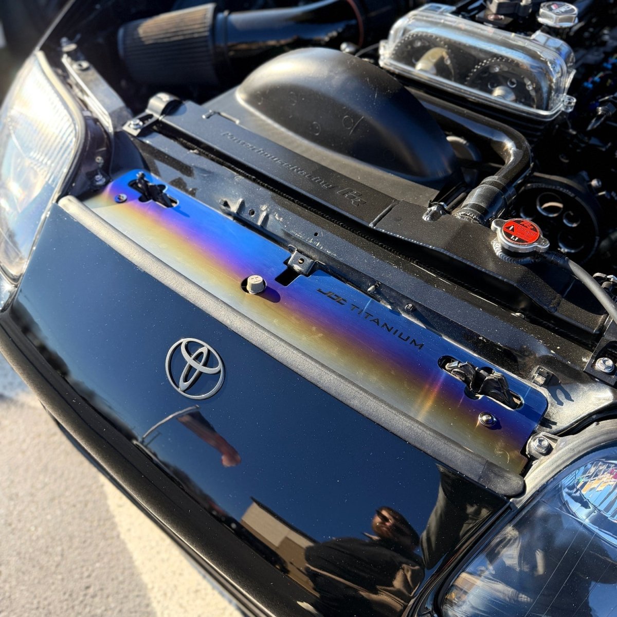 JDC Titanium Radiator Cooling Shroud | MK4 Toyota Supra - JDMuscleRadiator Cooling ShroudsJDC-TI-RCS-MK4-SUPRABurntNo Additional Logo (JDC Titanium Only)
