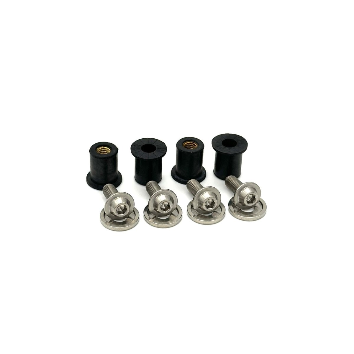 JDC Titanium Radiator Cooling Shroud Plastic Clip Replacement Kit (Evo 8/9) - JDMuscleEngine Dress - UpJDC-TI-EVO89-RCSPCRBurnt
