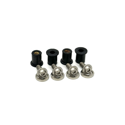 JDC Titanium Radiator Cooling Shroud Plastic Clip Replacement Kit (Evo 8/9) - JDMuscleEngine Dress - UpJDC-TI-EVO89-RCSPCRBurnt