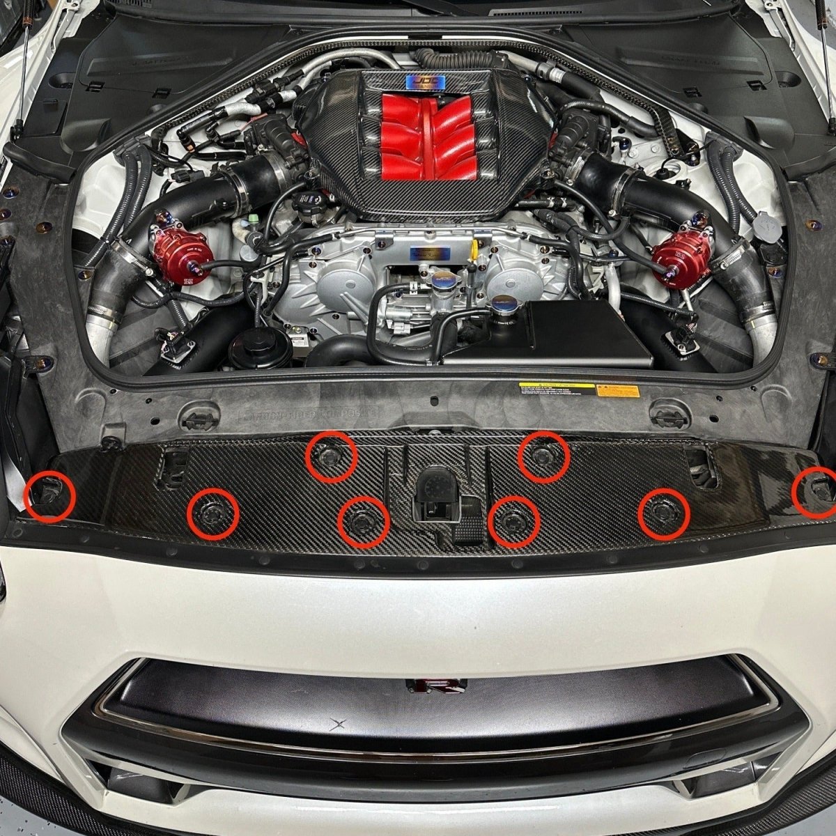 JDC Titanium Radiator Cooling Shroud Plastic Clip Replacement Kit (R35 GT - R) - JDMuscleEngine Dress - UpJDC-TI-GTR-RSCRK-NNo ThanksBurnt