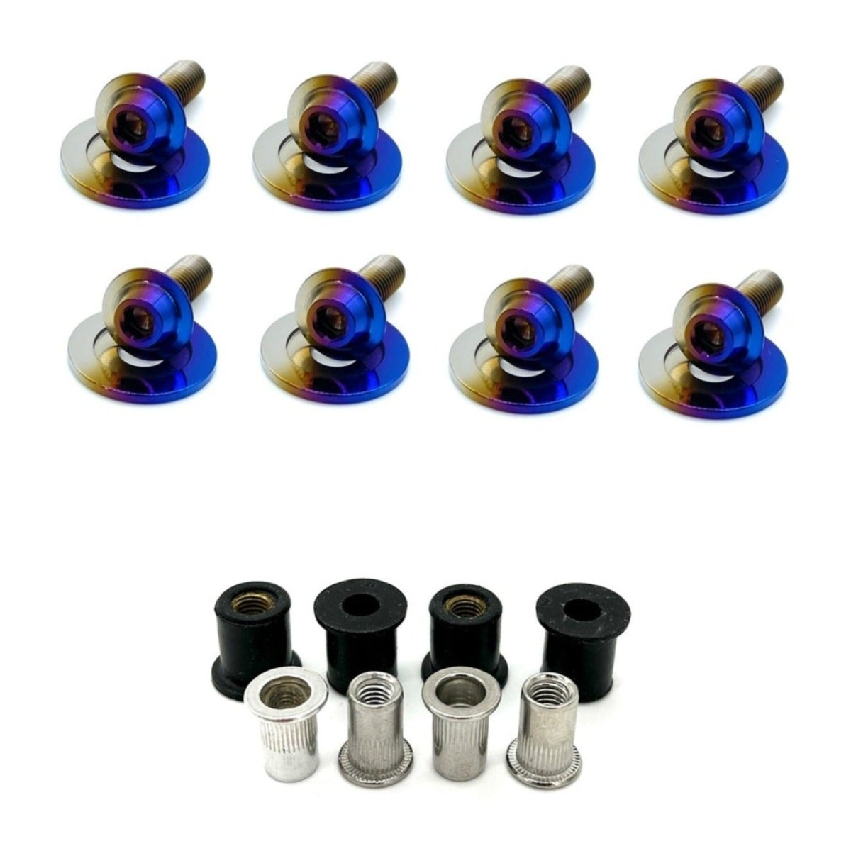 JDC Titanium Radiator Cooling Shroud Plastic Clip Replacement Kit (R35 GT - R) - JDMuscleEngine Dress - UpJDC-TI-GTR-RSCRK-NNo ThanksBurnt
