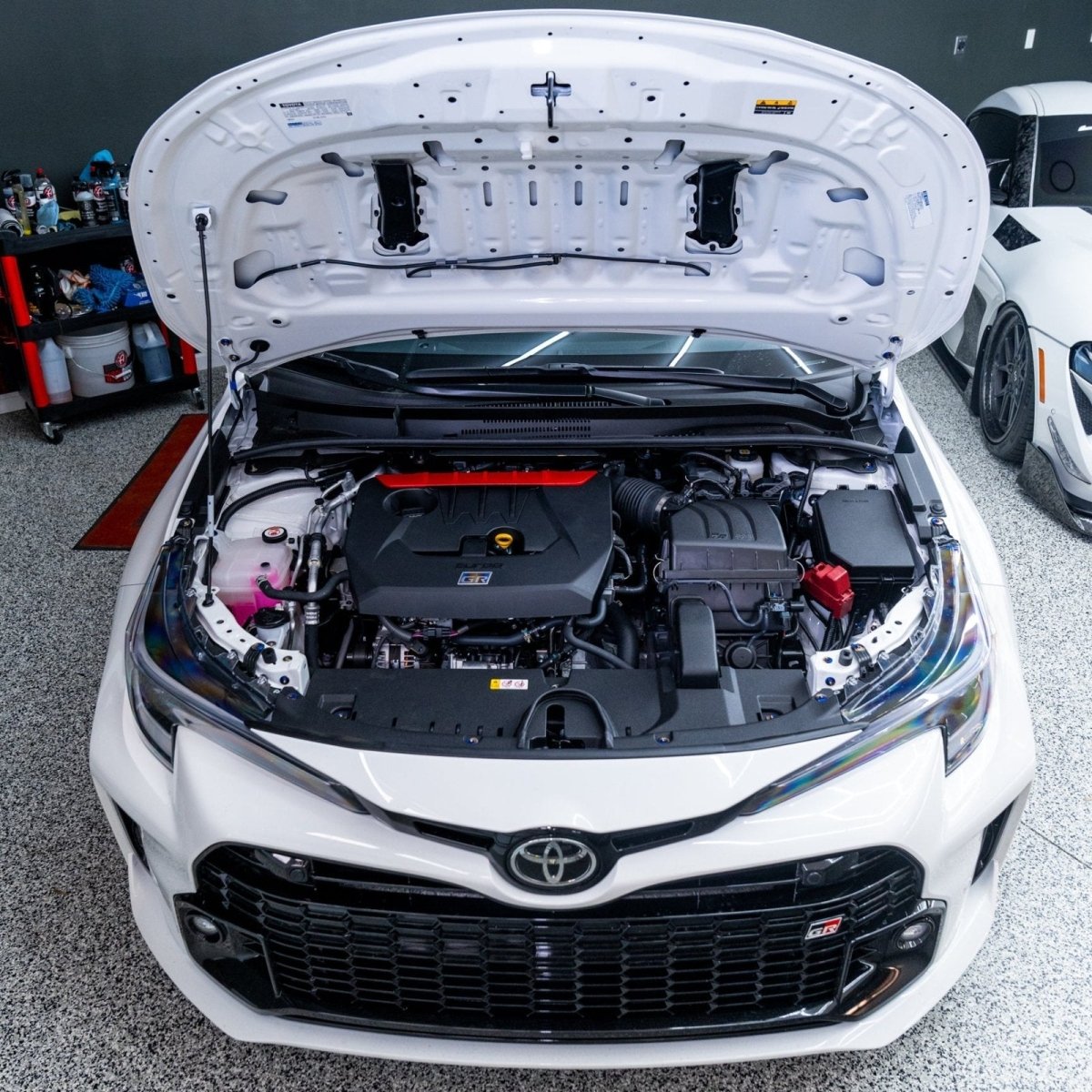 JDC Titanium Radiator Shroud Plastic Clip Replacement Kit (23+ GR Corolla) - JDMuscleEngine Dress - UpJDC-TI-GRC-RPCR-FFA-TIFlush - Fit Allen Head BoltsBurnt