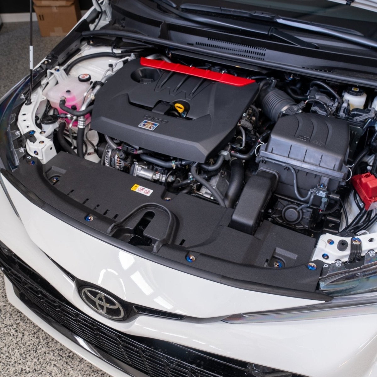 JDC Titanium Radiator Shroud Plastic Clip Replacement Kit (23+ GR Corolla) - JDMuscleEngine Dress - UpJDC-TI-GRC-RPCR-FFA-TIFlush - Fit Allen Head BoltsBurnt