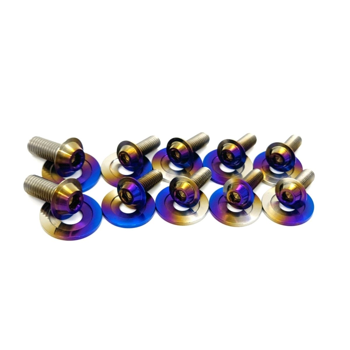 JDC Titanium Radiator Support Area Hardware Replacement Kit (Evo X) - JDMuscleEngine Dress - UpJDC-TI-EVOX-RSAHRKBurnt