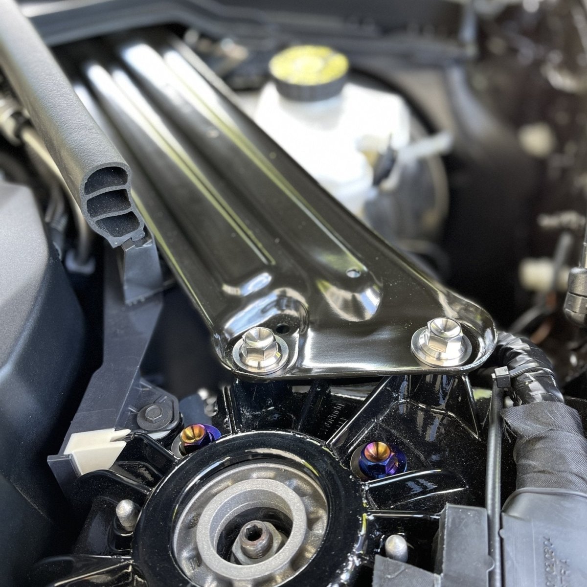 JDC Titanium Rear Strut Brace Hardware Kit (MK5 Supra) - JDMuscleStrut BarsJDC-TI-A90-RSBHKBurnt