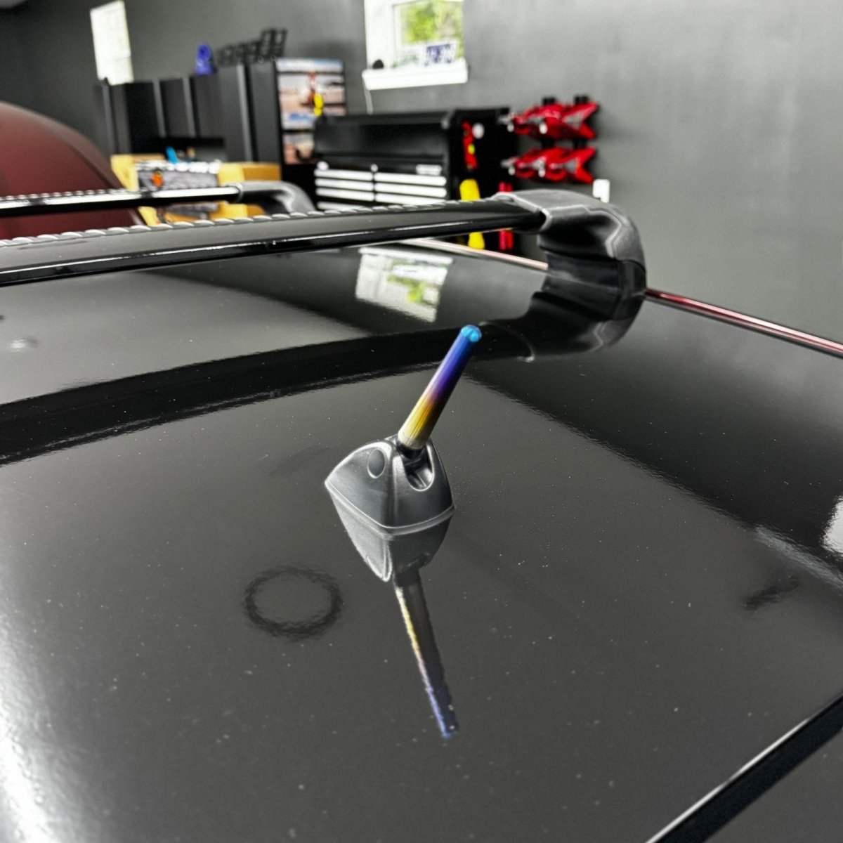 JDC Titanium Shorty Antenna (08 - 14 WRX/STi) - JDMuscleAntennas & CoversJDC-TI-ANTENNA-TYPE2Stationary BaseBurnt