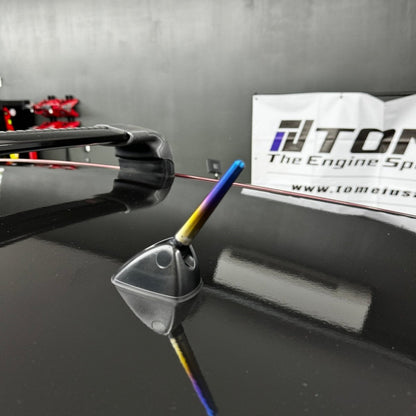 JDC Titanium Shorty Antenna (08 - 14 WRX/STi) - JDMuscleAntennas & CoversJDC-TI-ANTENNA-TYPE2Stationary BaseBurnt