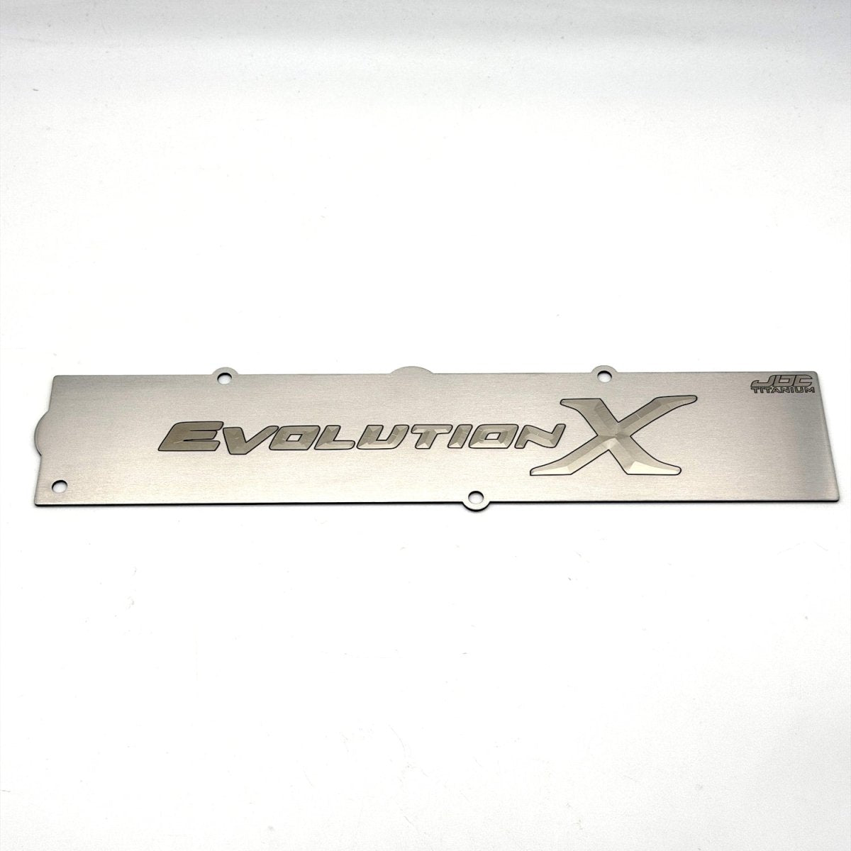 JDC Titanium Spark Plug Cover (Evo X) - JDMuscleSpark Plug CoversJDC-TI-EVOX-SPCBurntSmall JDC Titanium Only