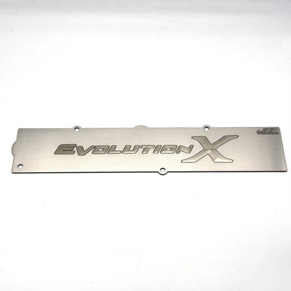 JDC Titanium Spark Plug Cover (Evo X) - JDMuscleSpark Plug CoversJDC-TI-EVOX-SPCBurntSmall JDC Titanium Only