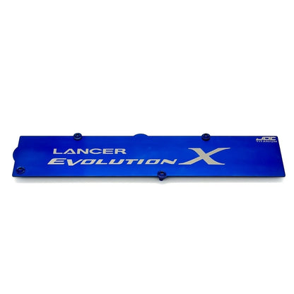 JDC Titanium Spark Plug Cover (Evo X) - JDMuscleSpark Plug CoversJDC-TI-EVOX-SPCBurntSmall JDC Titanium Only
