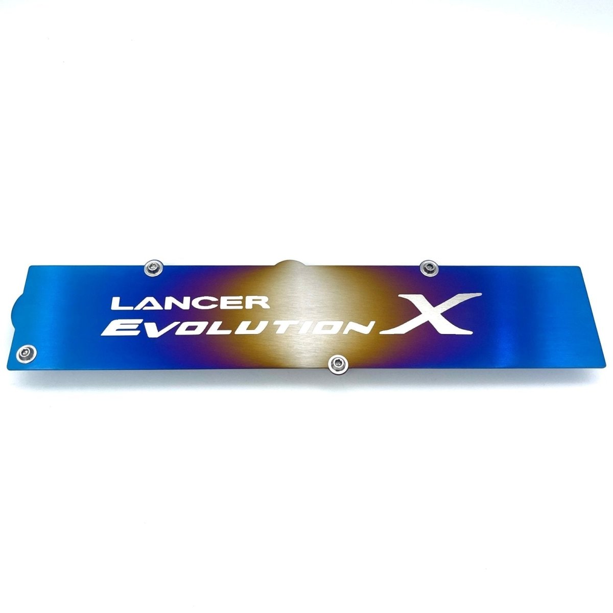 JDC Titanium Spark Plug Cover (Evo X) - JDMuscleSpark Plug CoversJDC-TI-EVOX-SPCBurntSmall JDC Titanium Only