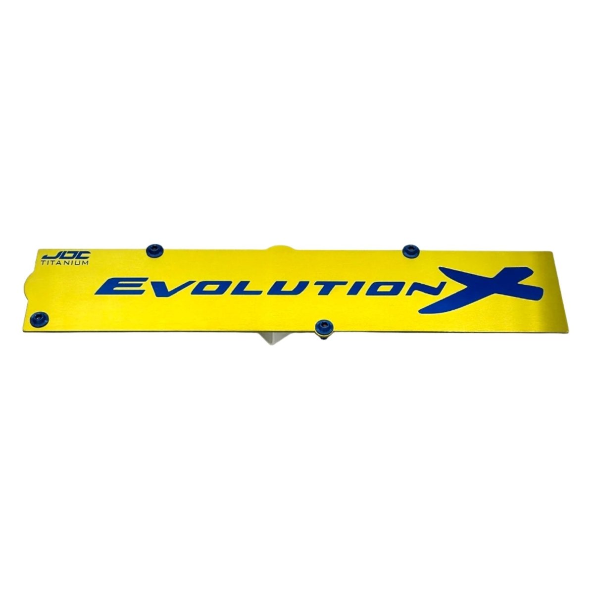 JDC Titanium Spark Plug Cover (Evo X) - JDMuscleSpark Plug CoversJDC-TI-EVOX-SPCBurntSmall JDC Titanium Only