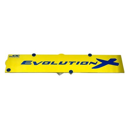 JDC Titanium Spark Plug Cover (Evo X) - JDMuscleSpark Plug CoversJDC-TI-EVOX-SPCBurntSmall JDC Titanium Only