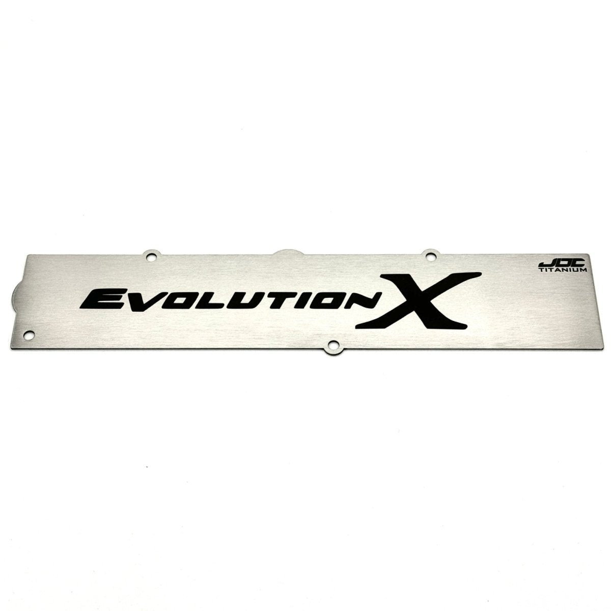 JDC Titanium Spark Plug Cover (Evo X) - JDMuscleSpark Plug CoversJDC-TI-EVOX-SPCBurntSmall JDC Titanium Only