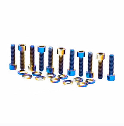 JDC Titanium SST Transmission Pan Hardware Kit (Evo X SST) - JDMuscleTransmission ComponentsJDC-TI-EVOX-SSTPHK-CHFlush - Fit Allen HeadBurnt