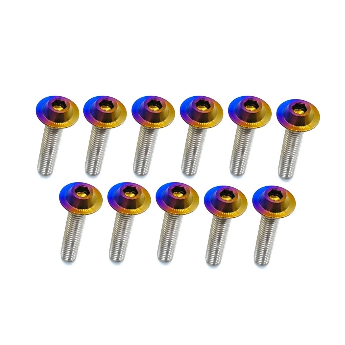 JDC Titanium SST Transmission Pan Hardware Kit (Evo X SST) - JDMuscleTransmission ComponentsJDC-TI-EVOX-SSTPHK-CHFlush - Fit Allen HeadBurnt