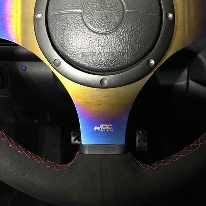 JDC Titanium Steering Wheel Overlay (Evo 7/8/9) - JDMuscleSteering Wheel TrimJDC-TI-EVO89-SWOBurntJDC Titanium Only