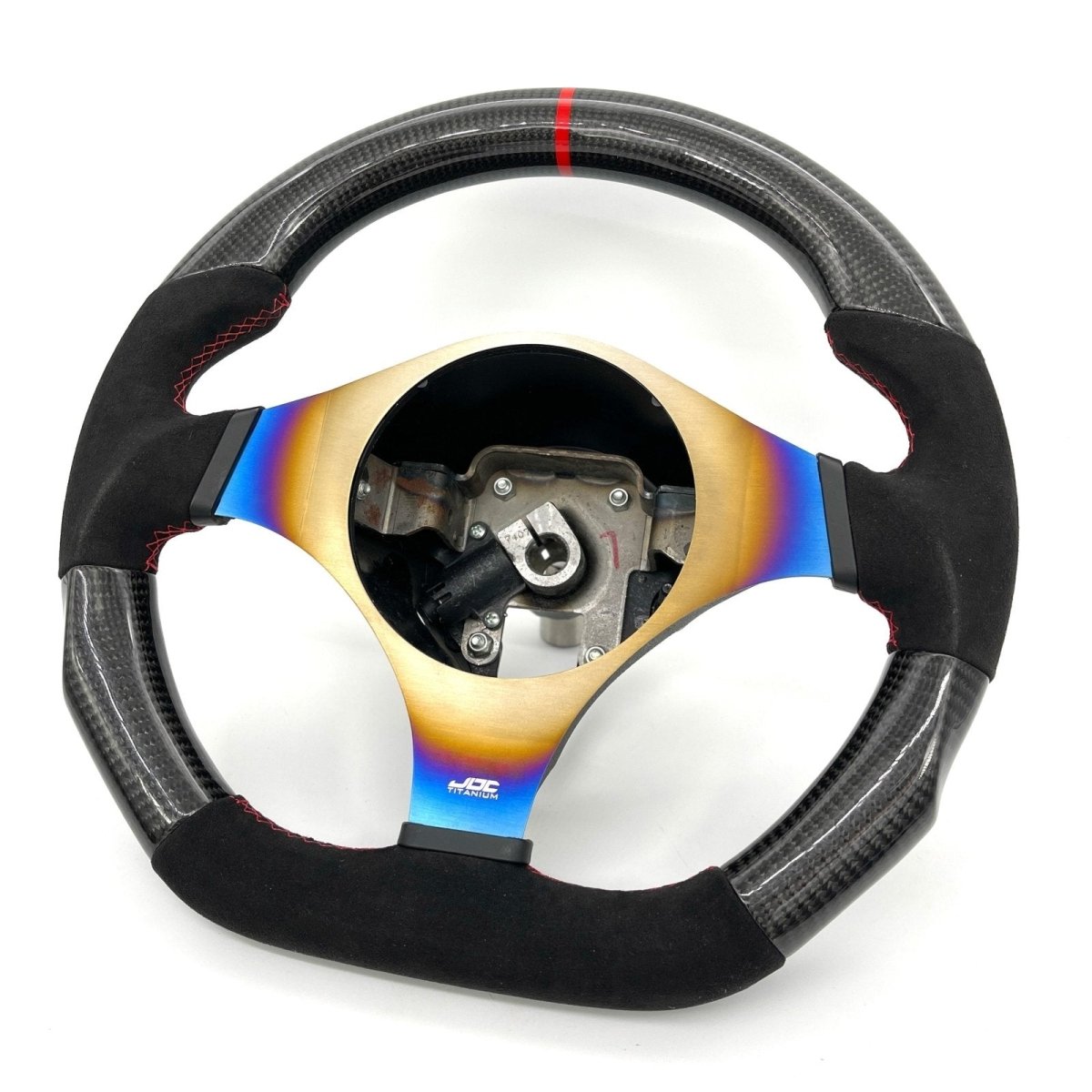 JDC Titanium Steering Wheel Overlay (Evo 7/8/9) - JDMuscleSteering Wheel TrimJDC-TI-EVO89-SWOBurntJDC Titanium Only