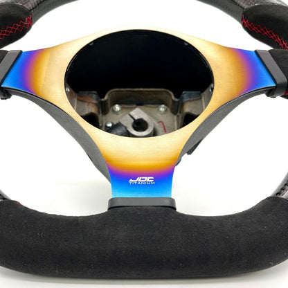 JDC Titanium Steering Wheel Overlay (Evo 7/8/9) - JDMuscleSteering Wheel TrimJDC-TI-EVO89-SWOBurntJDC Titanium Only