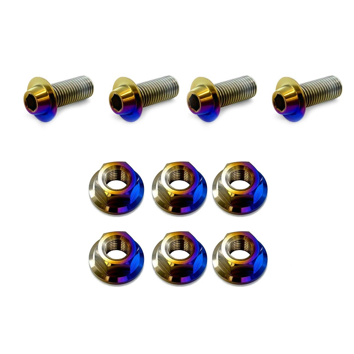 JDC Titanium Strut Brace Hardware (370Z) - JDMuscleEngine Dress - UpJDC-TI-370Z-STRT-BAR-HW-66 PointBurnt