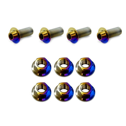 JDC Titanium Strut Brace Hardware (370Z) - JDMuscleEngine Dress - UpJDC-TI-370Z-STRT-BAR-HW-66 PointBurnt