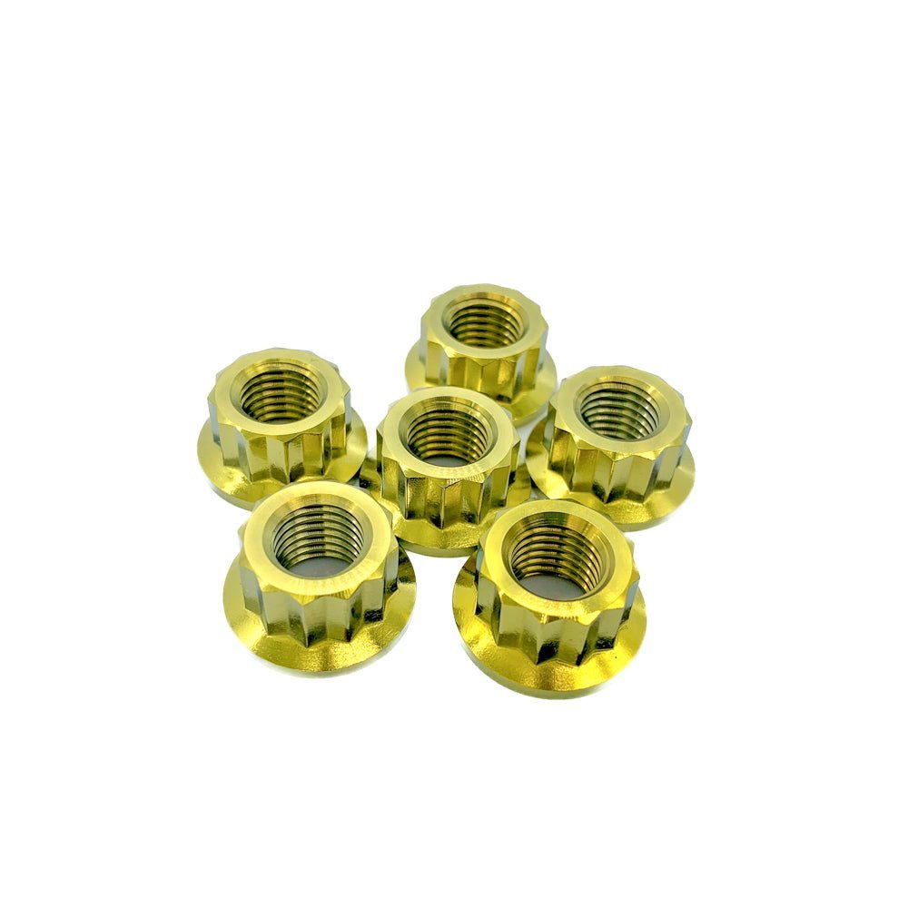 JDC Titanium Strut Tower Hardware Kit (FK8 Type R) - JDMuscleEngine Dress - UpJDC-TI-FK8-STHK-6P6 PointBurnt