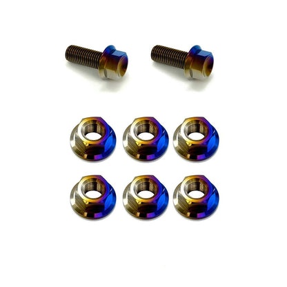 JDC Titanium Strut Tower To Firewall Brace Hardware (13 - 21 FRS/BRZ/86) - JDMuscleEngine Dress - UpJDC-TI-FRZ86-FIRE-BRCE-HW-6Burnt