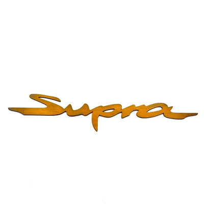 JDC Titanium "Supra" Badge (A90 Supra) - JDMuscleBadgesJDC-TI-SUPRA-LOGOBurnt