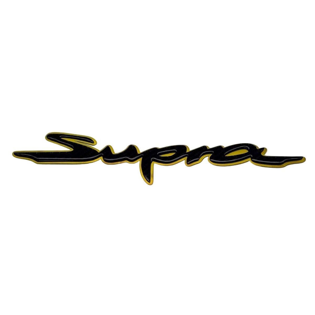 JDC Titanium "Supra" Badge (A90 Supra) - JDMuscleBadgesJDC-TI-SUPRA-LOGOBurnt