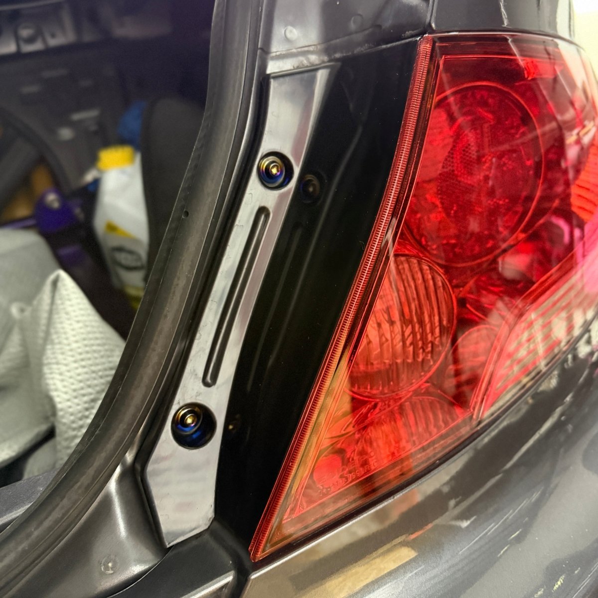 JDC Titanium Taillight Hardware Kit (Evo 7/8/9) - JDMuscleEngine Dress - UpJDC-TI-EVO789-TLHKBurnt