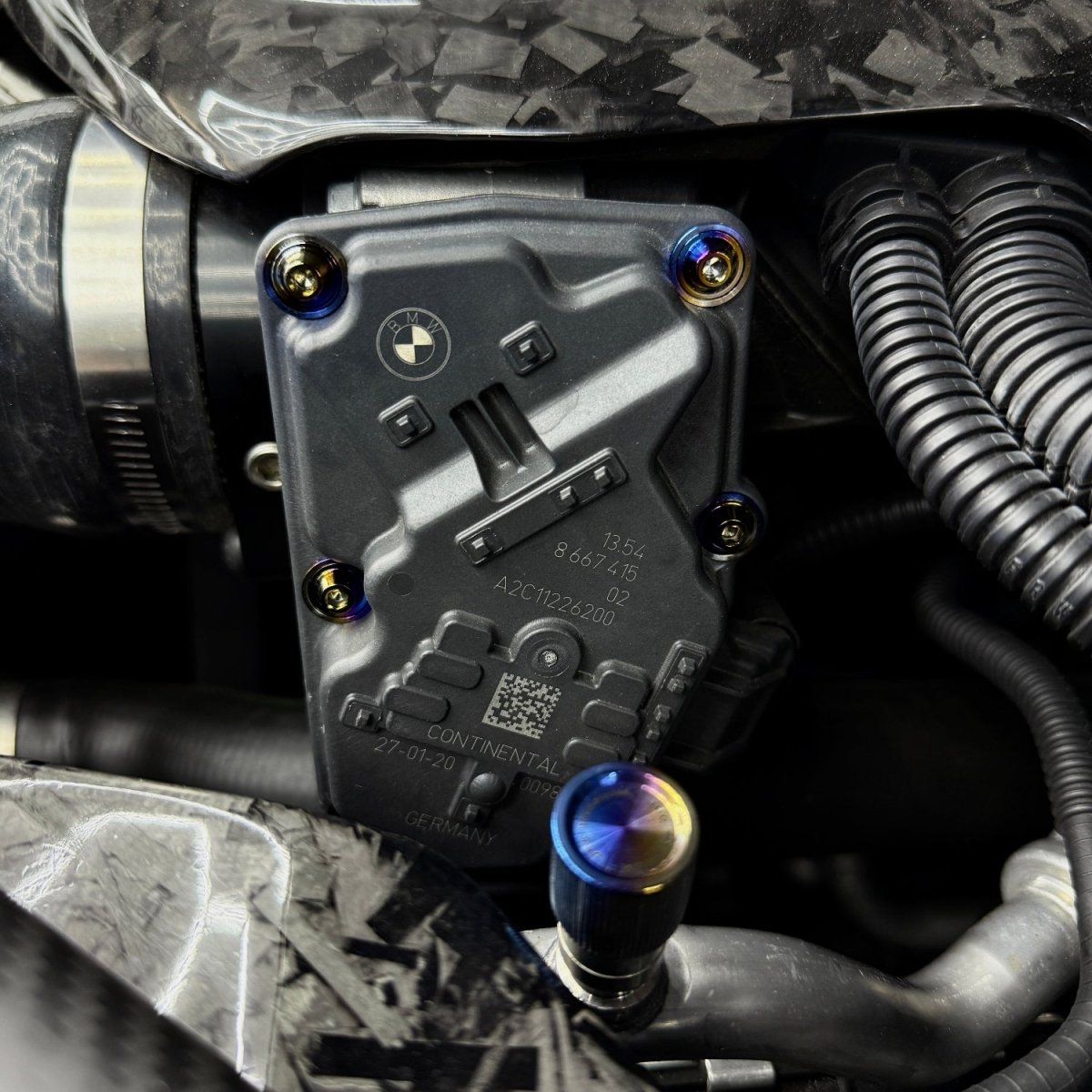 JDC Titanium Throttle Body Hardware Kit (MK5 Supra) - JDMuscleEngine Dress - UpJDC-TI-A90-TBHKBurnt