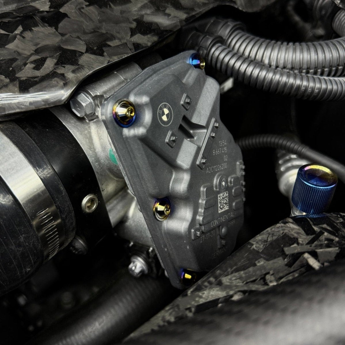 JDC Titanium Throttle Body Hardware Kit (MK5 Supra) - JDMuscleEngine Dress - UpJDC-TI-A90-TBHKBurnt