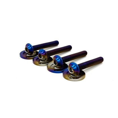 JDC Titanium Trunk Bracket Hardware Kit (Evo 7/8/9) - JDMuscleEngine Dress - UpJDC-TI-EVO789-TBHKBurnt
