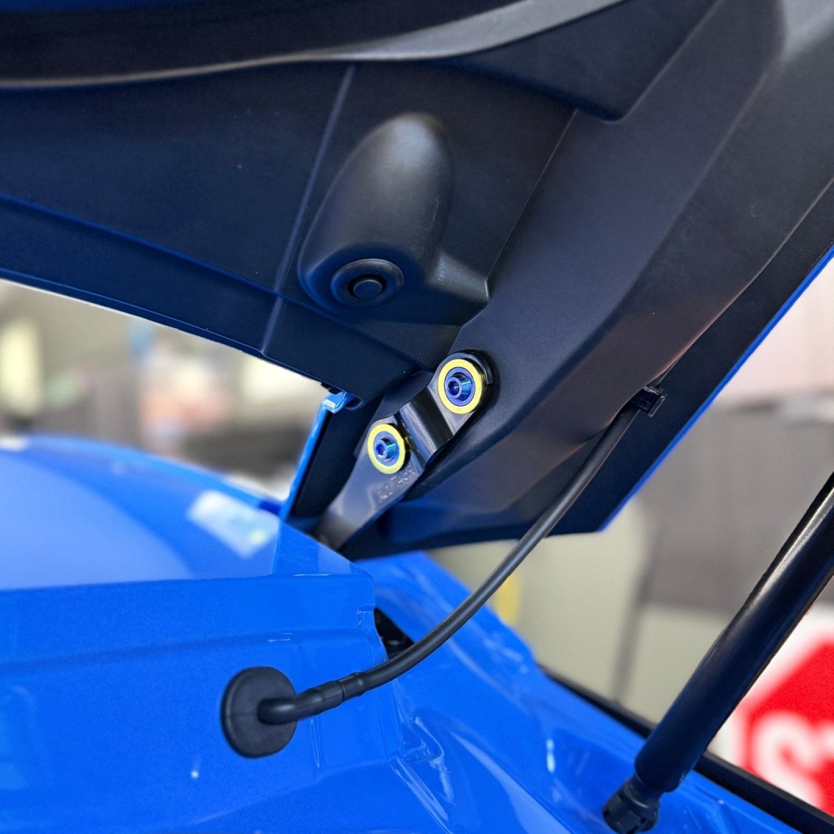 JDC Titanium Trunk Mounting Bracket Hardware (2023+ FL5 Civic Type R) - JDMuscleEngine Dress - UpJDC-TI-FL5-TBHK-FFA-TIFlush - Fit AllenBurnt