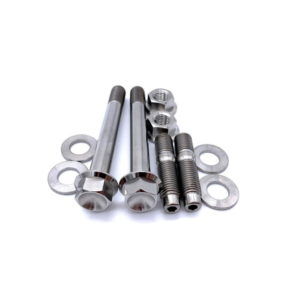 JDC Titanium Turbo to Manifold Hardware Kit for FP Manifolds (Evo 4 - 9/DSM) - JDMuscleEngine Dress - UpJDC-TI-TTMSK-FPBurnt