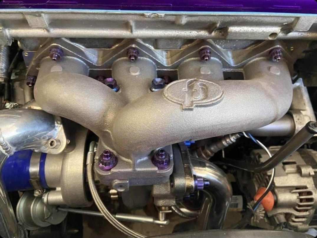 JDC Titanium Turbo to Manifold Hardware Kit for FP Manifolds (Evo 4 - 9/DSM) - JDMuscleEngine Dress - UpJDC-TI-TTMSK-FPBurnt