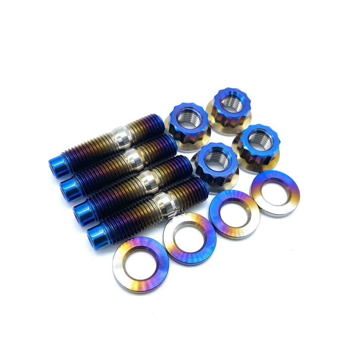 JDC Titanium Turbo to Manifold Stud Kit (Evo 4 - 10/Universal) - JDMuscleEngine Dress - UpJDC-TI-TTMSK-6-1.256 PointM10x1.25x45mmBurnt