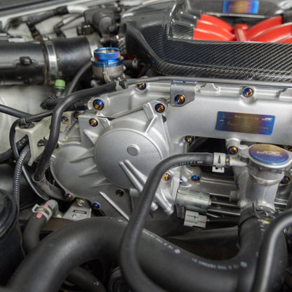 JDC Titanium Upper Crankcase Hardware Replacement Kit (R35 GT - R) - JDMuscleEngine Dress - UpJDC-TI-R35GTR-UCCHK-ALLENFlush - Fit Allen Head BoltsRainbow