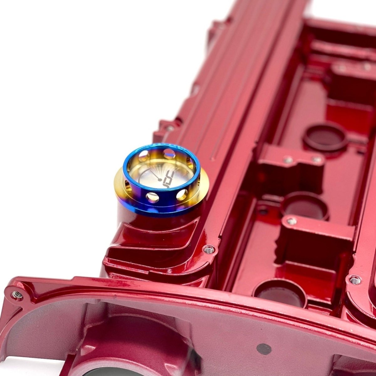 JDC Titanium V1 Oil Cap (Evo 1 - 9/DSM) - JDMuscleOil CapsJDC-Ti-EVODSM-V1OCBurnt