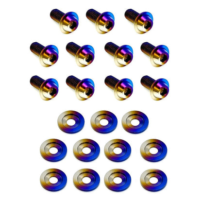 JDC Titanium Valve Cover Hardware Kit (NA Miata) - JDMuscleEngine Dress - UpJDC-TI-NA-MX5-VLVE-CVR-HWBurnt