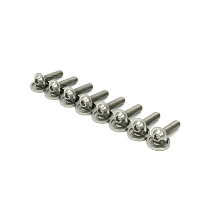 JDC Titanium Valve Cover Hardware Replacement Kit (Evo 4 - 9) - JDMuscleEngine Dress - UpJDC-TI-EVO49-VCHK-FULL-FFA-TIFull Kit (Outer and inner bolts)Flush - Fit Allen Head BoltsBurnt