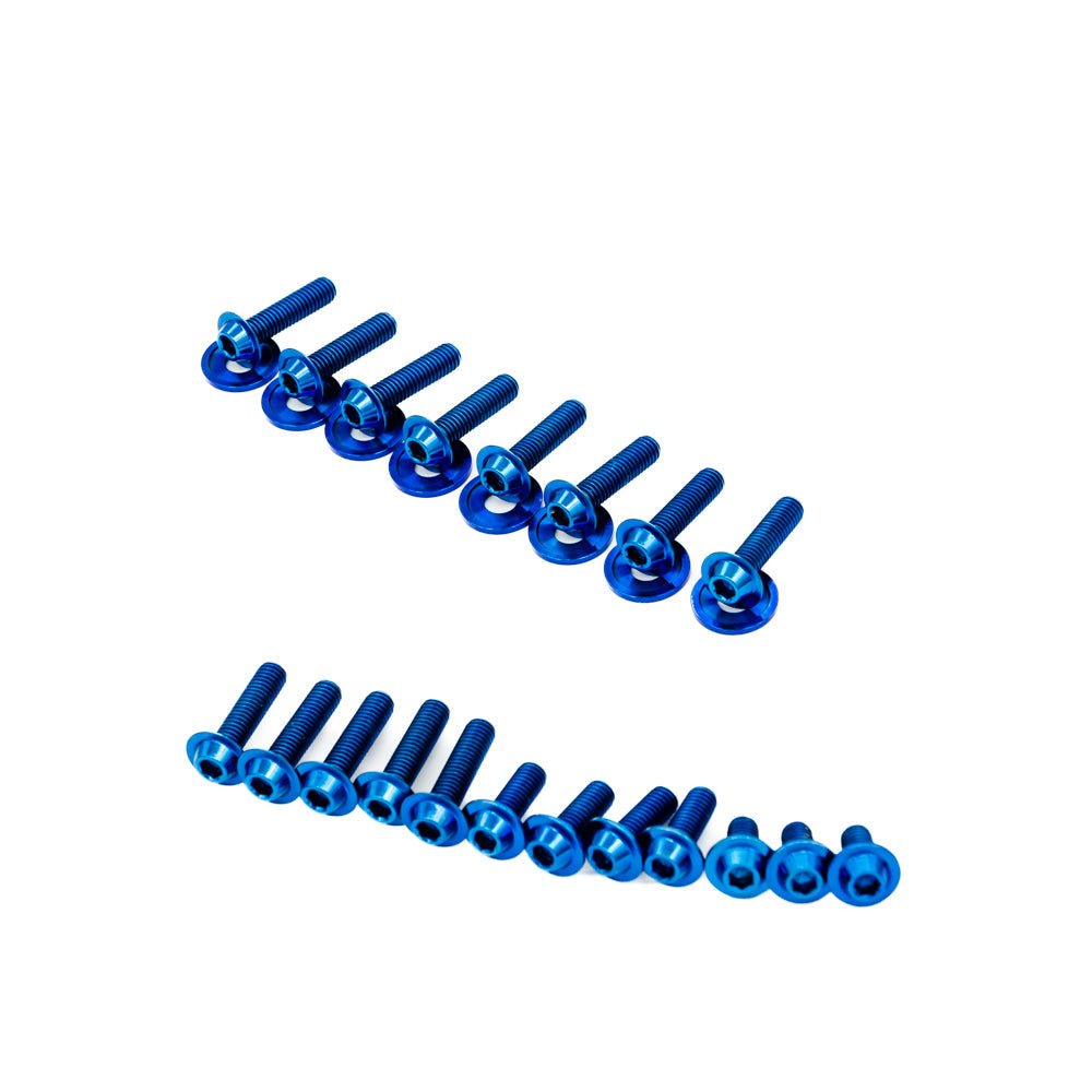 JDC Titanium Valve Cover Hardware Replacement Kit (Evo 4 - 9) - JDMuscleEngine Dress - UpJDC-TI-EVO49-VCHK-FULL-FFA-TIFull Kit (Outer and inner bolts)Flush - Fit Allen Head BoltsBurnt