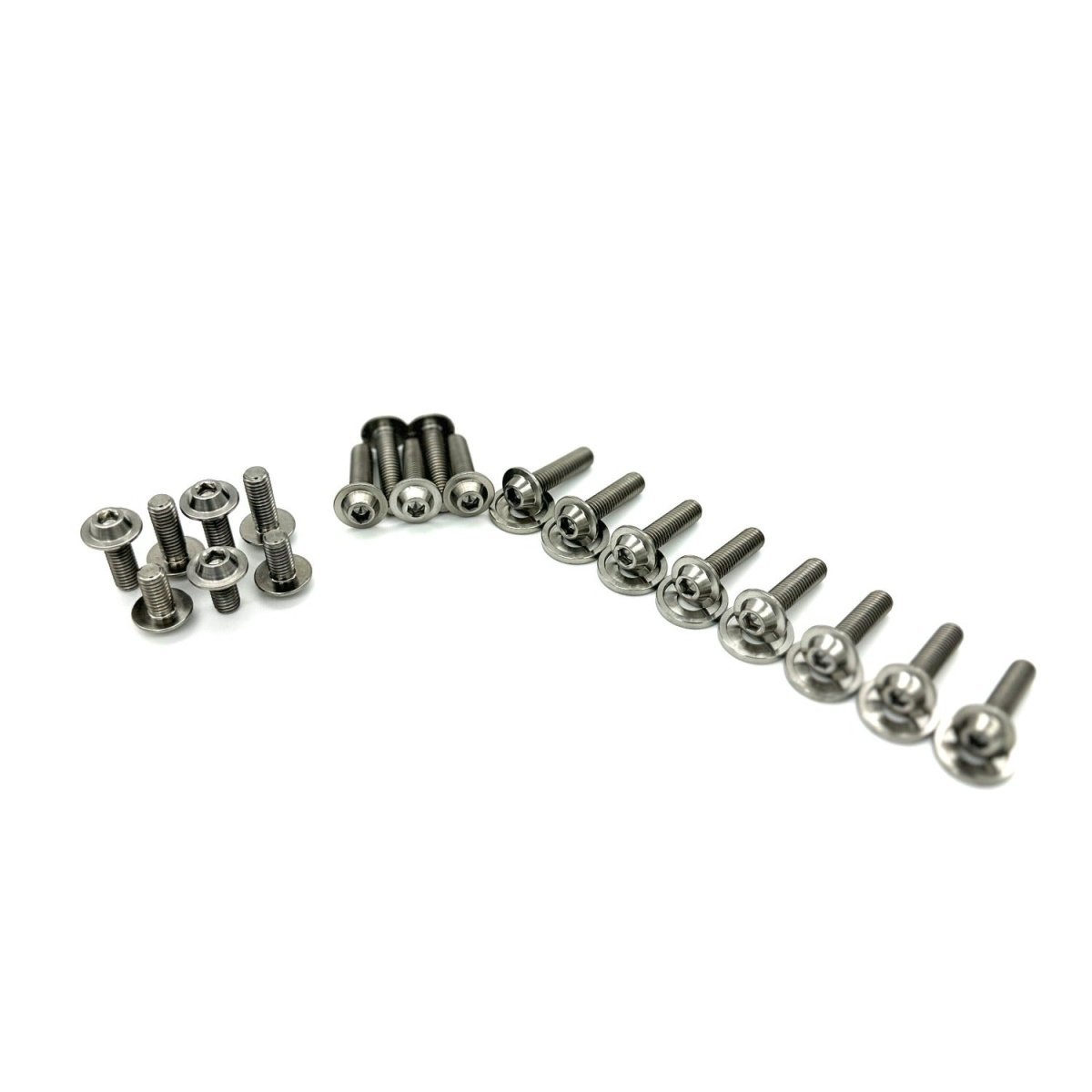 JDC Titanium Valve Cover Hardware Replacement Kit (Evo 4 - 9) - JDMuscleEngine Dress - UpJDC-TI-EVO49-VCHK-FULL-FFA-TIFull Kit (Outer and inner bolts)Flush - Fit Allen Head BoltsBurnt